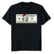 Christmas $100 Hundred Dollar Bill Gift Tee Fashion Men T-Shirt Xs-3Xl