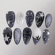 115 Nailbox y2k star design press on nails fake nails press on nails y2k