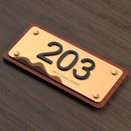 ‌‌HIQ‌ 3D House Number Plate/Nombor Rumah/No Plat Rumah Alamat Modern/Sign Signage No Rumah 亚克力 门牌 家