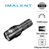 IMALENT MS03 edc flashlight, 13,000 lumens, 324m range, 21700 battery, USB-C charging