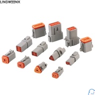 LINDW99NX Automotive Multi Plug, Metal Plastic Car Connector, Accessories Grey Orange Waterproof 2/3
