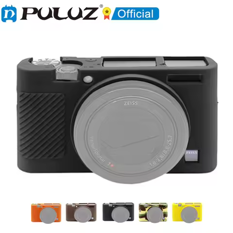 PULUZ Soft Silicone Protective Case for Sony RX100 III / IV / V Protective Cover for DSC-RX100M4 / D