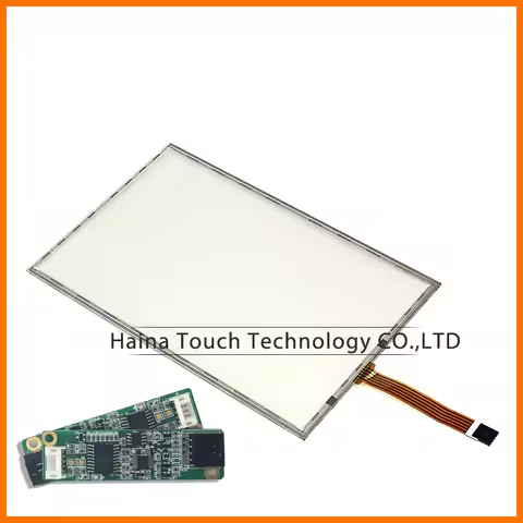 5 wire 12 Inch Resistive Touch Screen Panel Overlay Kit USB Touchscreen With USB Controller Win10 Ra