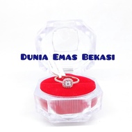 Cincin Diamond,berat 1.34gram Emas Putih 750%