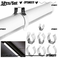 OPTIMISTI8E 5Pcs Lamp Tube Clip, Base Tool With Rubber Protection Spring Terry Clip,  Fixing Clips T