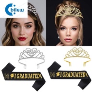 BIL Luxurious Sash and Adjustable Crown 2025 Graduation Celebrations Etiquette Belt