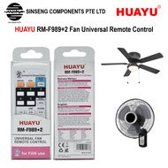 HUAYU RM-F989+2 Universal Fan Remote Control for all Ceiling, Wall, Table &amp; Stand Fan - Universal KDK Fan Remote Control