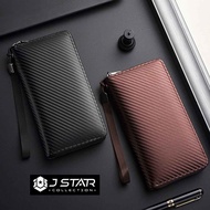 Jstar Collection Unisex Zip Long Wallet with RFID Casual Men Wallet Dompet Panjang Lelaki Wanita (W-