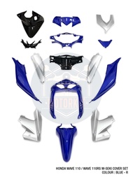 HONDA WAVE 110 WAVE 110RS WAVE110 WAVE 110 RS M SEKI MSEKI COVER SET BODY COVER SET COVERSET
