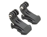 Gopro Accessories 2PCS Lot Grey Vertical Surface Buckle Mount for Go Pro Hero 3 2，SJ4000
