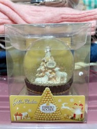 金莎聖誕水晶球 2019年 限量 聖誕節禮物 金沙 巧克力 耶誕 麋鹿 雪景 觀賞 飾品 紀念