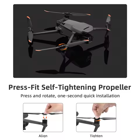 2 Pair 9453T Propeller Quick Release Foldable Props Blade Light Weight Screw Wing for DJI Mavic 3/Ma
