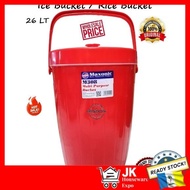 30 liter Rice Bucket /Ice bucket / Ice Container / Hot & Cool Container tong nasi ais tong ais bekas