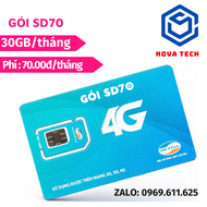 Sim 4g Viettel SD70 SD120 V90B V120B V150B V200B chuyên dùng data tốc độ cao - Thay thế gói V12