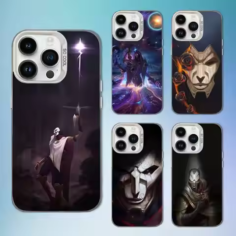 Hot L-LOL J-Jhin Game Phone Case For iPhone 16,15,14,13,12,11,Mini,XS,Pro,SE,MAX White Matte Shockpr