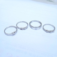 cincin emas putih asli fashion kadar 375%