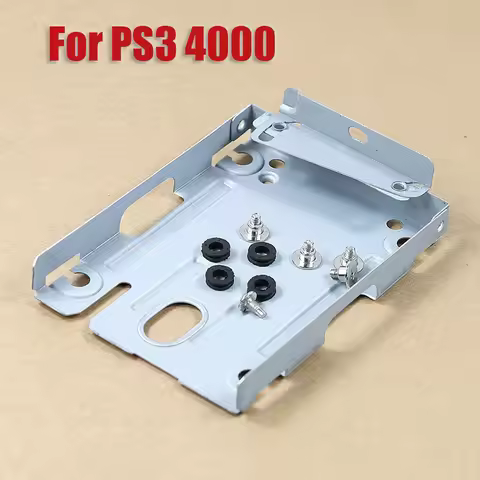 1PC Metal For Sony PS3 Super Slim Internal Hard Disk Drive HDD Mounting Bracket Holder ++ Screws Gam