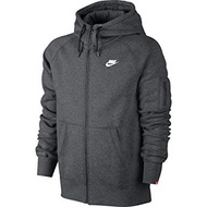 100% Authentic - Nike AW77 Fleece Full-Zip Hoodie - Dark Grey