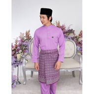 Baju Melayu Moden Lilac