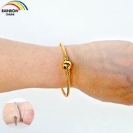 RainbowSilver:กำไลเงินแท้925 จี้บอล10มม ปมเชือกพันไขว้ ฟรีกล่องใส่เครื่องประดับกำมะหยี่ ฟรีชุบทำความ