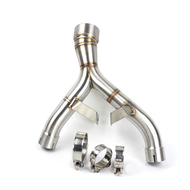 Mian ท่อกลางท่อไอเสียรถมอเตอร์ไซค์สำหรับ KawasakiZ1000 Z1000SX 2011 2012 2013 2014 2015 2016 2017 20