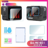 Gopro tempered glass 9 Hardness 9H Strength for Gopro hero 9 black camcorder - Waterproof Case - Silicone Case - Charging cover