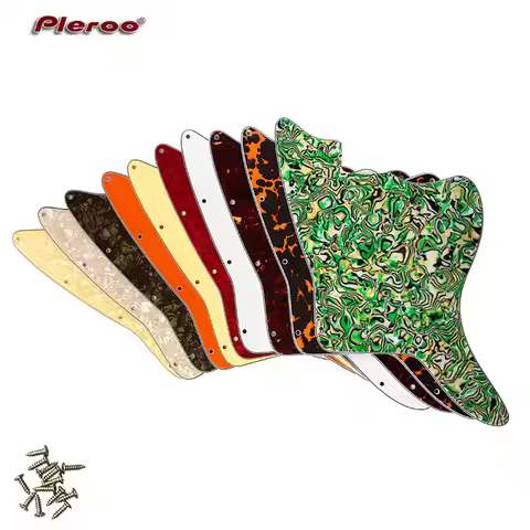 Pleroo Custom Guitar Parts - For US Jazzmaster Style Blank With Fixed Screw Holes Guitar Pickguard R