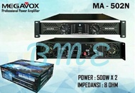 POWER AMPLIFIER MEGAVOX MA 502 POWER AMPLI MEGAVOX MA502 ORIGINAL