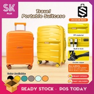 SKplus SKY TRAVELLER SKY383 3-In-1 PP Hard Cover Anti Theft Luggage For Travel (20Inch+24Inch+28Inch