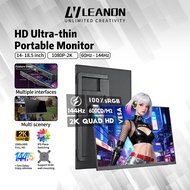 LEANON Portable Monitor 14 / 15.6 / 16 / 18" FHD IPS 1080P/2K/4K/Touchscreen/144Hz IPS