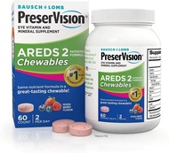 PreserVision AREDS 2 Eye Vitamin & Mineral Supplement, Contains Lutein, Vitamin C, Zeaxanthin, Zinc 