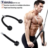 TIMEKEY Triceps Lowering Rope Arm Strength Pull Handles Push Pull Down Cord For Biceps Back Shoulder