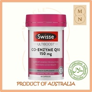EXP 03/2027 Swisse Ultiboost Co-Enzyme Q10 150mg - 60 Capsules