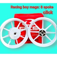 RACING BOY MAGS 8 SPOKE RB8 WHITE FOR CLICK / MIO I 125