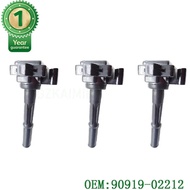 SET 3PCS NEW Ignition Coil OEM 90919-02213 9091902213 90919-02212 9091902212  For Toyota 4Runner T10