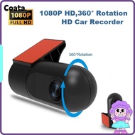 COATA Dash Camera, APP Control IR Night Vision 1080P HD Camera, Portable HD Recording 360° View Smar