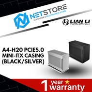 LIAN LI A4-H20 PCIE5.0 MINI-ITX CASING (BLACK/SILVER)