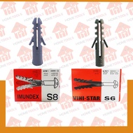 S6 Screw House Size 6MM Vini Star Viser Wall