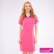 Crissa Pique Short Sleeves Dress CSDT04-0001 [Dress for woman] Dress Dress Woman