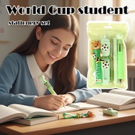 World Cup Soccer Student Stationery Set Practical Learning Supplies Souvenir Gift For Fans And D0i9