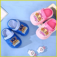 squar1 PAW Patrol Ryder Chase Children Slippers Marshall Skye New Cartoon Cute Hole Shoes Soft soled slippers