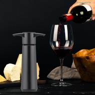 [BHS Home Shop]1 Set Vacuum Pump Convenient Wine Saver Pump Tool Leak-proof Sealing Wine Bottle Stoppers for Home Bar