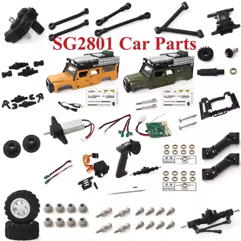 SG2801 SG2801-1 RC Parts Full Scale Simulation Alloy Climbing Car Housing Receiving Plate Steering G
