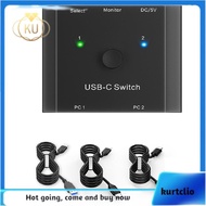 8K USB C KVM Switch 8K 60Hz KVM Switch 8K@30Hz 4K@120Hz PD 100w 10Gbps Data Transmission