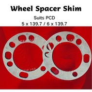Spacers 5x139.7 6x139.7 Wheel Spacer Shim Washer (2 Pieces)