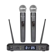 CLEARSOUND CS-500 ไมค์ลอย มือถือคู่ ย่าน UHF คลื่นความถี่ 748.3 – 757.7 MHZ ( รับประกันศูนย์ไทย )
