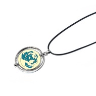 Arcane Of League Legends Ekko Blue Rose Anime Inspired Pendant Necklace For And Collectibles Fashion