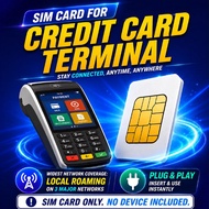 🔥 SIM Card for Bank Credit Card Machine / Payment Terminal | IoT M2M Data SIM | Malaysia 3 Major Net
