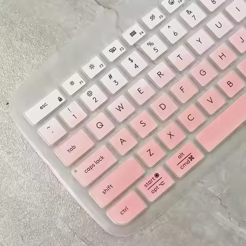 Dustproof Transparent Silicone Keyboard Cover Skin Protector Guard For Logitech MK950 K950 Wireless
