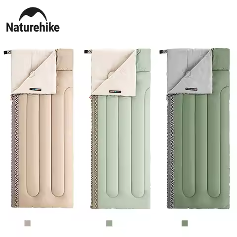 Naturehike L150 Sleeping Bag Cotton Hiking Trekking Travel Envelope Sleeping Bag Ultralight Portable